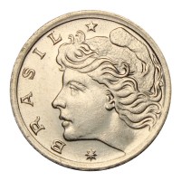 Монета Бразилия 2 сентаво 1975 ФАО - Соя