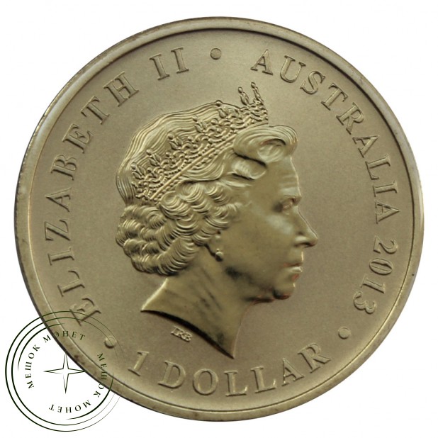 Австралия 1 доллар 2013 Год Змеи (Восточный календарь)