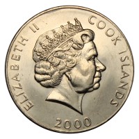 Монета Острова Кука 5 центов 2000 ФАО
