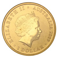 Монета Австралия 1 доллар 2009 Международный год астрономии