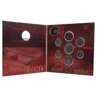 Канада Годовой набор 2008 Хоккей НХЛ, Калгари Флэймз (7 монет)