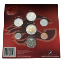 Канада Годовой набор 2008 Хоккей НХЛ, Калгари Флэймз (7 монет)