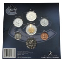 Канада Годовой набор 2008 Хоккей НХЛ, Ванкувер Кэнакс (7 монет)