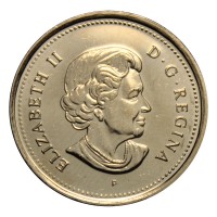 Монета Канада 25 центов 2005 Год Ветеранов