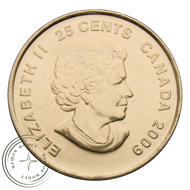 Канада 25 центов 2009 Синди Классен