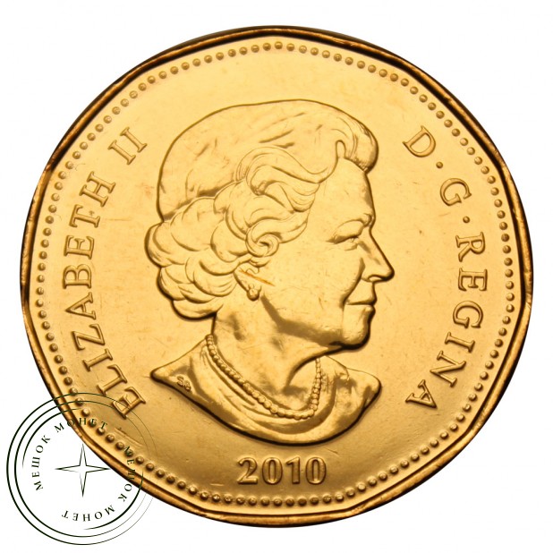 Канада 1 доллар 2010 Талисман (Олимпийские игры в Ванкувере)