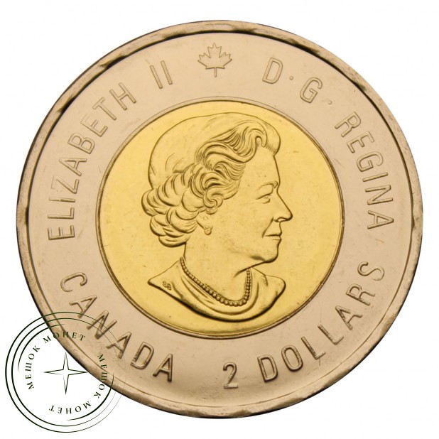 Канада 2 доллара 2017 100 лет битве при Вими