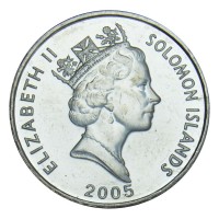 Монета Соломоновы Острова 5 центов 2005