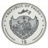 Палау 1 доллар 2011 Медный морской окунь
