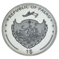 Монета Палау 1 доллар 2011 Сиган Яванский