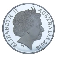 Монета Австралия 1 доллар 2018 Чемпионат мира по футболу 2018 в России