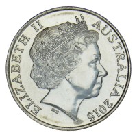 Монета Австралия 20 центов 2015 АНЗАК - Королевский флот