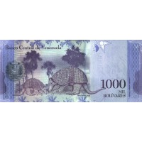 Банкнота Венесуэла 1000 боливар 2017