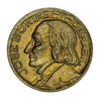 Монета Бразилия 10 сентаво 1955 Жозе Бонифасиу де Андрада и Силва