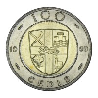 Монета Гана 100 седи 1999