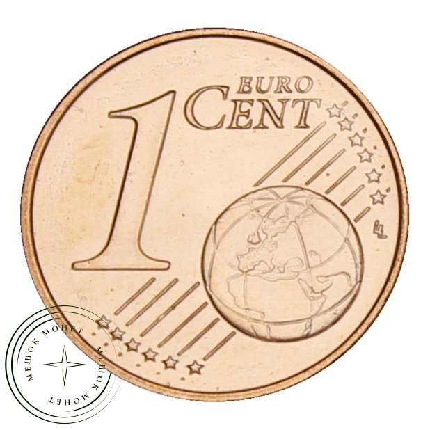 Германия 1 евроцент 2013 А