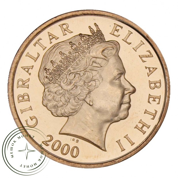 Гибралтар 2 пенса 2000