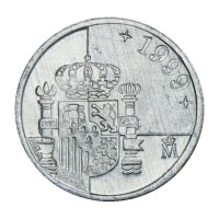 Монета Испания 1 песета 1999