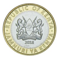 Кения 10 шиллингов 2018