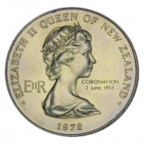 Новая Зеландия 1 доллар 1978 25 лет коронации Елизаветы II