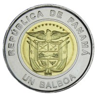 Монета Панама 1 бальбоа 2018 100 лет Красному кресту