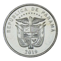 Монета Панама 5 сентесимо 2019