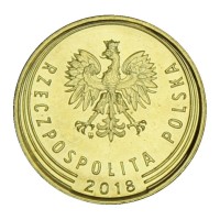 Польша 1 грош 2018
