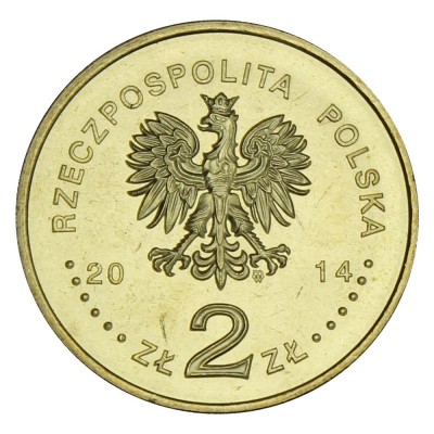 Польша 2 злотых 2014 XXII Зимние Олимпийские игры в Сочи