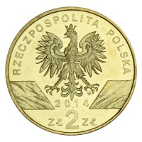 Монета Польша 2 злотых 2014 Польский коник