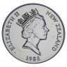 Новая Зеландия 1 доллар 1988 Желтоглазый пингвин