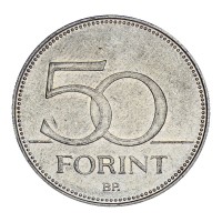 Монета Венгрия 50 форинтов 2001