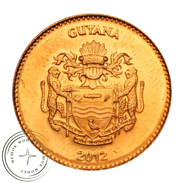 Гайана 5 долларов 2012