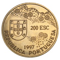 Португалия 200 эскудо 1997 400 лет со дня смерти Луиса Фройса