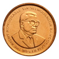 Монета Маврикий 5 центов 2012