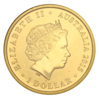 Монета Австралия 1 доллар 2015 Свадьба