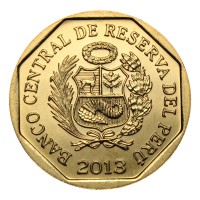 Монета Перу 1 новый соль 2013 Тунанмарка (Богатство и гордость Перу)