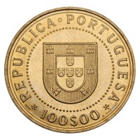 Португалия 100 эскудо 1990 350 лет со дня восстановления португальской независимости