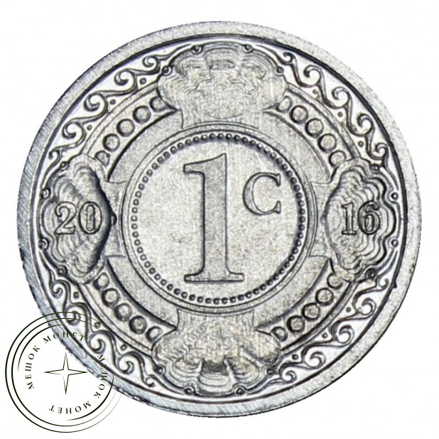 Нидерландские Антилы 1 цент 2016