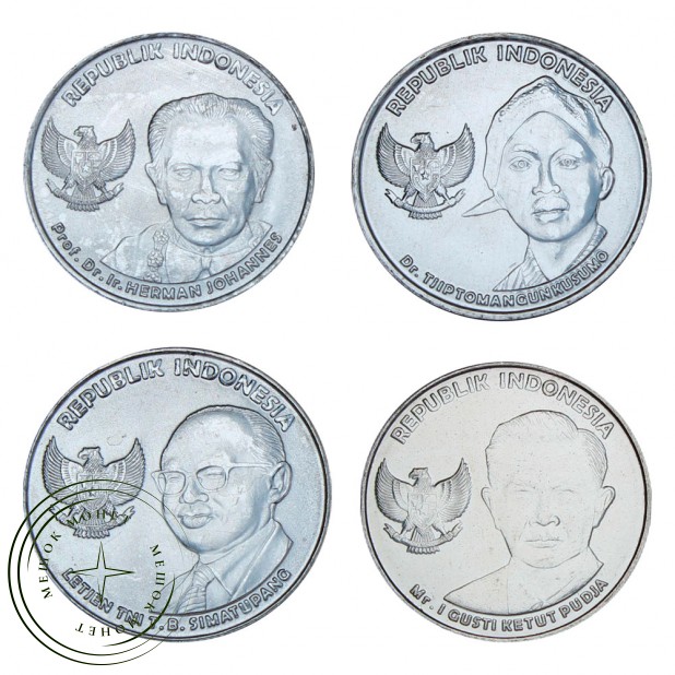 Индонезия Набор монет 2016 (4 штуки)