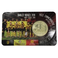 Монета Бельгия 2,5 евро 2018 Красные дьяволы