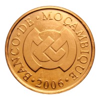 Монета Мозамбик 5 сентаво 2006