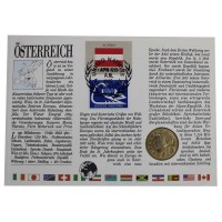 Монета Австрия 10 шиллингов 1985 (В буклете)