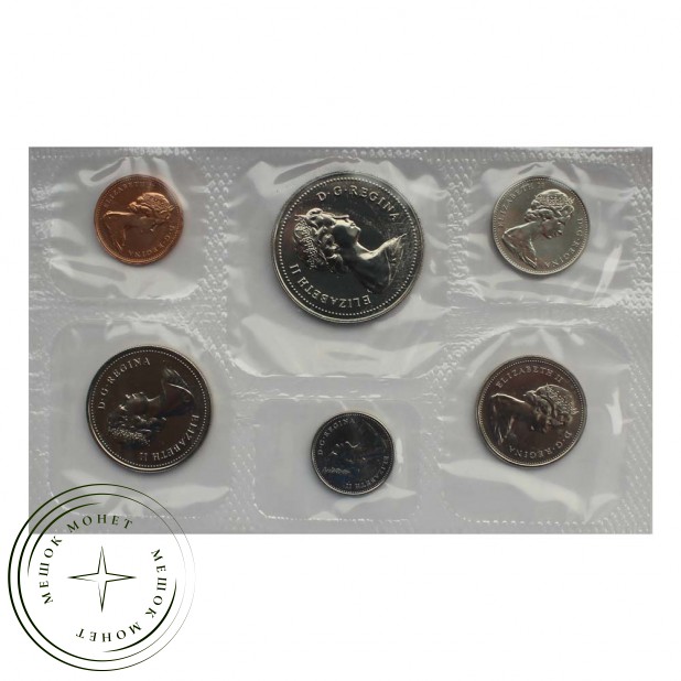 Канада Официальный годовой набор 1978 (6 монет в запайке)