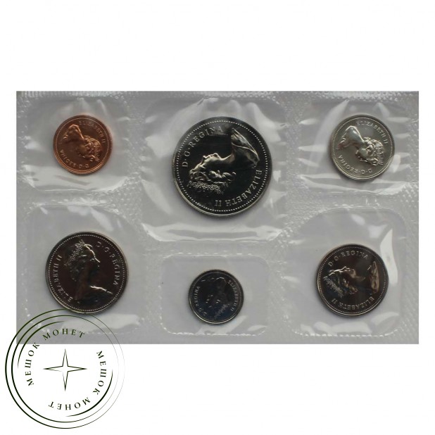 Канада Официальный годовой набор 1979 (6 монет в запайке)