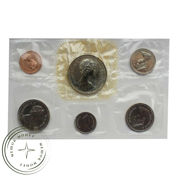 Канада Официальный годовой набор 1982 (6 монет в запайке)