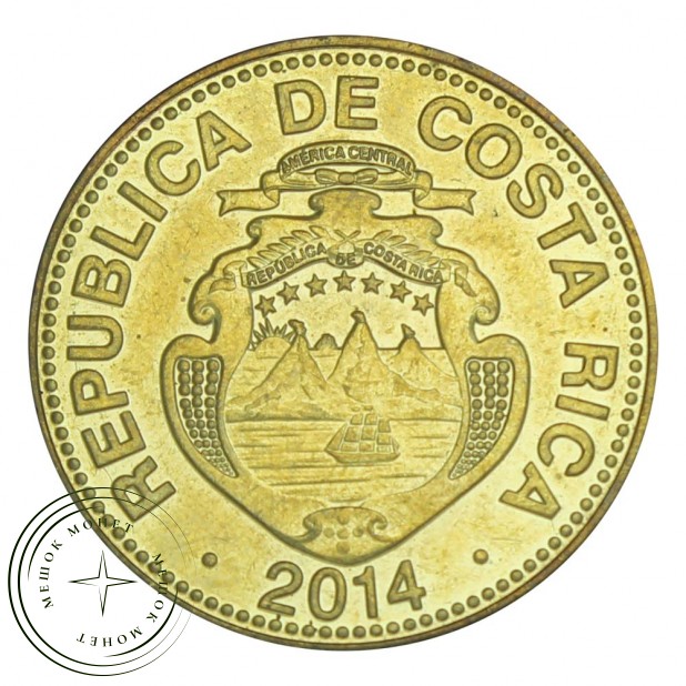 Коста-Рика 25 колонов 2014