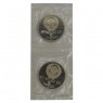 Набор 2 монеты 1 рубль 1987 175 лет со дня Бородинского сражения (Панорама и Памятник Кутузову) PROOF
