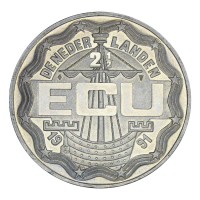 Монета Нидерланды 2 1/2 экю 1991 Арнем