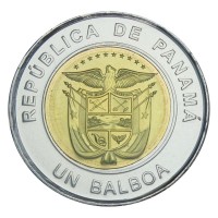Монета Панама 1 бальбоа 2019