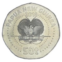 Монета Папуа—Новая Гвинея 50 тойя 2018 Председательство в АТЭС, Цветное покрытие